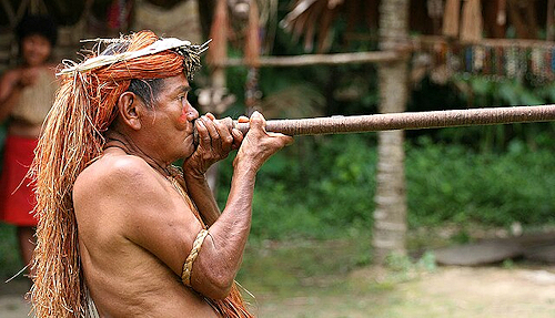 Using a blowpipe
