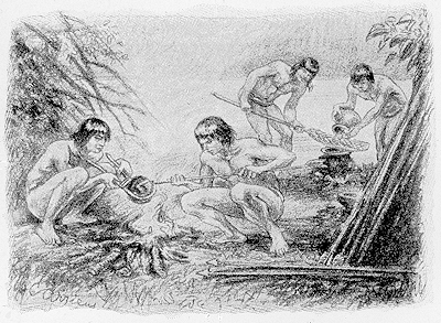 Preparing an arrow poison of curare