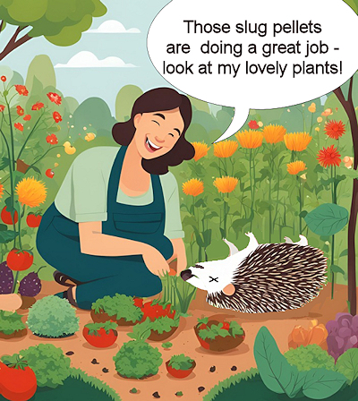 The downside of slug pellets
