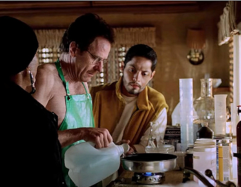 Walter White makes phosphine in Breaking Bad
